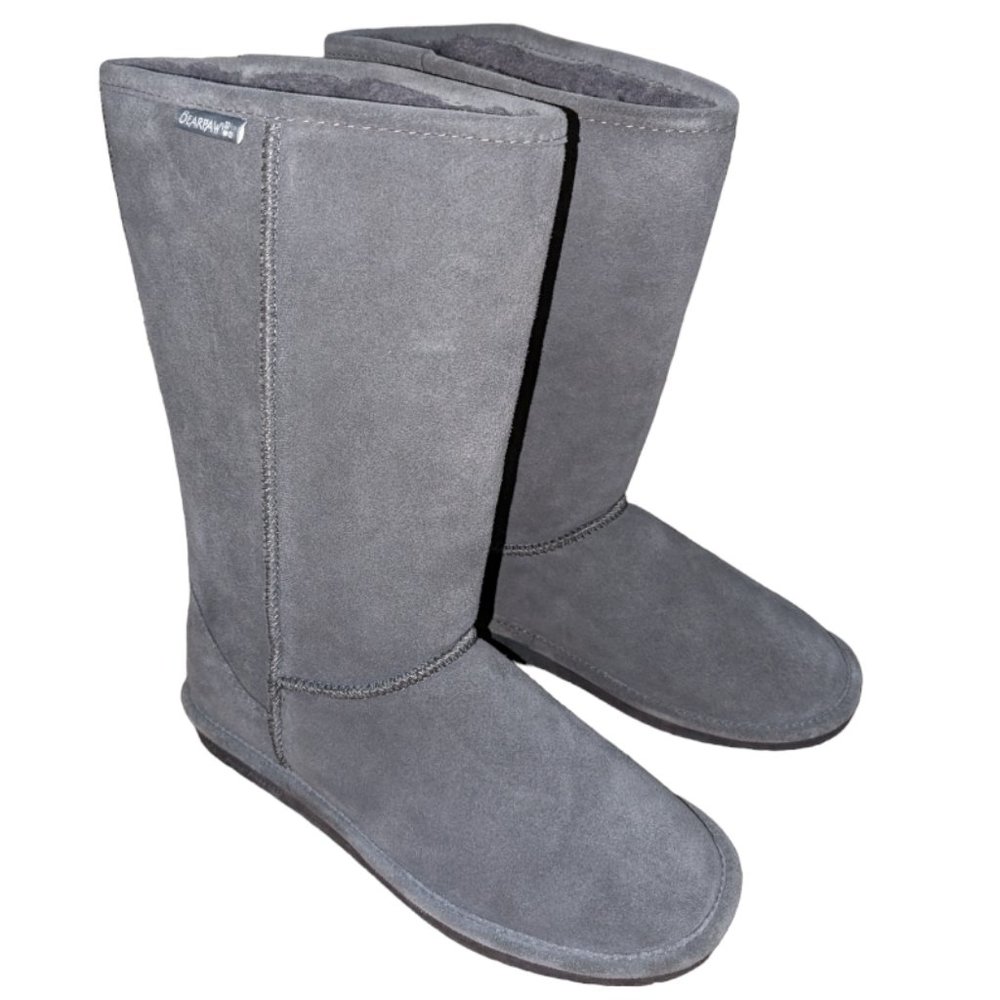 Bearpaw Cloud II Women's Boots, Size 10, Charcoal, Pre-owned